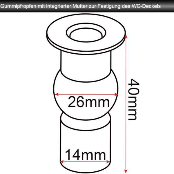 Rootz-wc-istuin Soft-Close-mekanismilla - Duroplast - Pikavapautustoiminto - Antibakteerinen - O-muoto - Liukumattomat puskurit - 45,5 cm x 37,1 cm