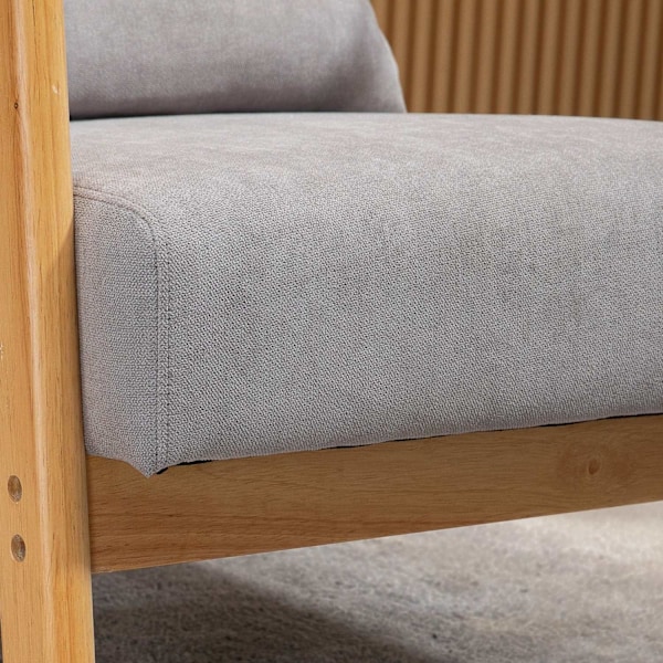 Rootz Elegant Lounge Chair - fåtölj - avslappningsstol - Maximal komfort - 61L x 78W x 76H cm