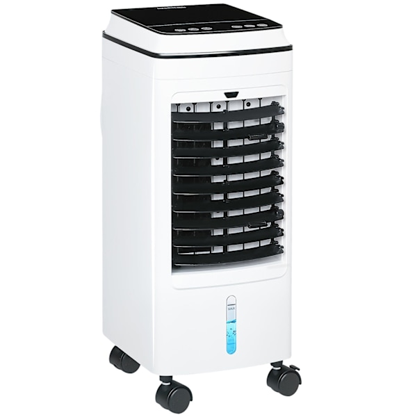 Rootz Air Cooler - Fan - Aircondition - Fjernbetjening - 3 tilstande - 24 x 28,5 x 60,5 cm - forfriskende brise