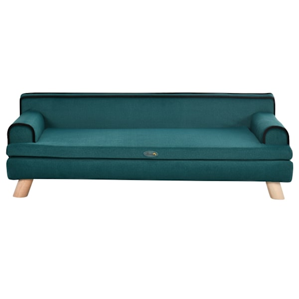 Rootz Pet Canapé - hundsoffa - katt soffa - fluffig kudde - 100 cm x 62 cm x 32 cm - stilfull skandinavisk design