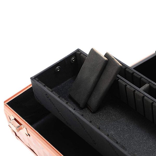 Rootz Vanity Case - Vanity Case til rejser - Makeup Case - Kosmetisk Case - Rejse Vanity Case - Transportabel Vanity Case - Beauty Case - Organizer Ca
