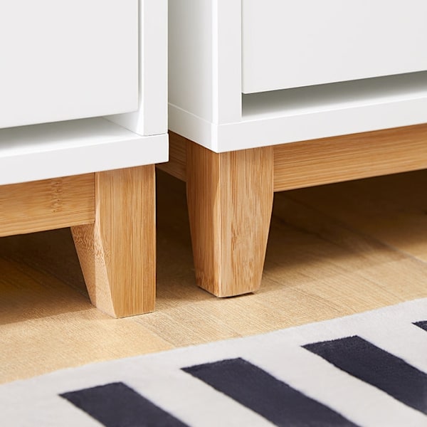 Rootz Modern Shoe Cabinet - Skoorganisatör - Folding Shoe Storage - Space Efficient - 60cm x 122 cm x 34 cm