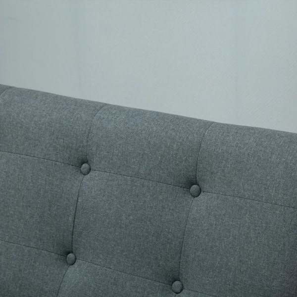 Rootz Sovesofa - Sofa - To-personers Sofa - Dobbeltsofa - Grå - 115 cm x 66,5 cm x 73 cm