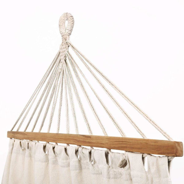 Rootz Hammock - Stick Hammock - Hängmatta med 2 kuddar - Bärbar hängmatta - Lättviktshängmatta - Utomhushängmatta - Campinghängmatta - Dubbel hängmatt