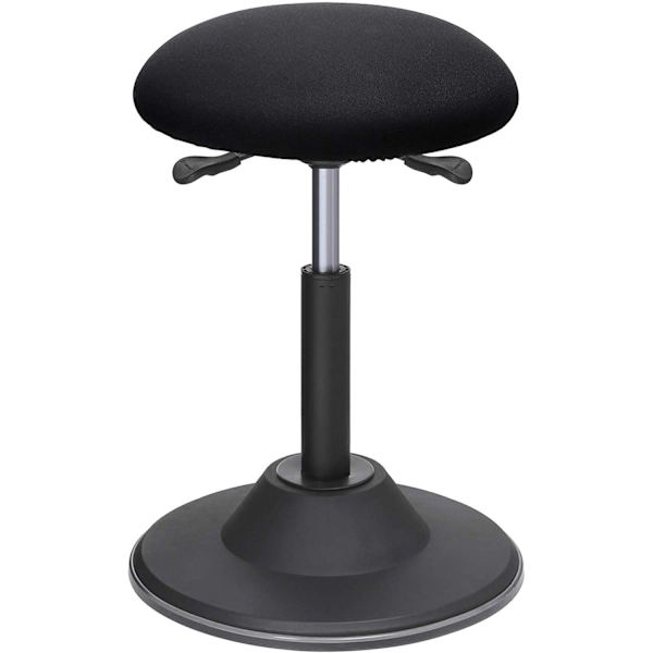 Rootz Pall - Bordspall - Höjdjusterbar - Ergonomisk - Roterbar - Anti-Slip - Svart