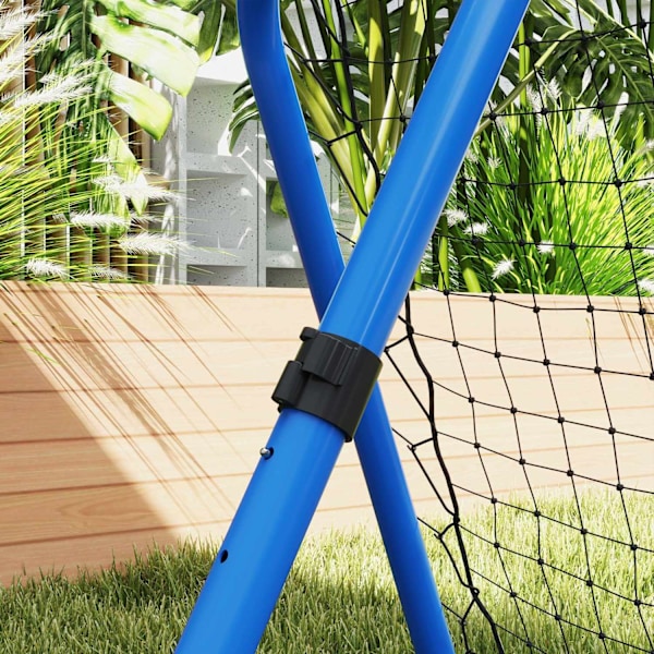 Rootz Football Rebounder Net - Bounce Back Net - Soccer Training Aid - Justerbar og sammenfoldelig - 78 x 84 x 65-78 cm - Forbedre kuglekontrolfærdigh