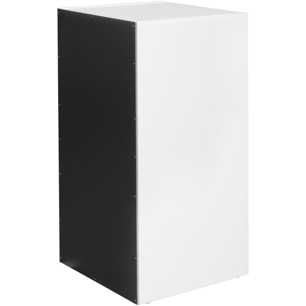 Rootz jalusta hylly puinen 30x60x30 cm moderni valkoinen musta h