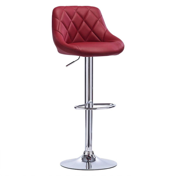 Rootz säädettävät baarijakkarat 2 kpl - Työtasojakkarat - Kääntötuolit - Keinonahkainen Comfort - Kromi Kestävyys - Monipuolinen Korkeus - 84cm-106cm