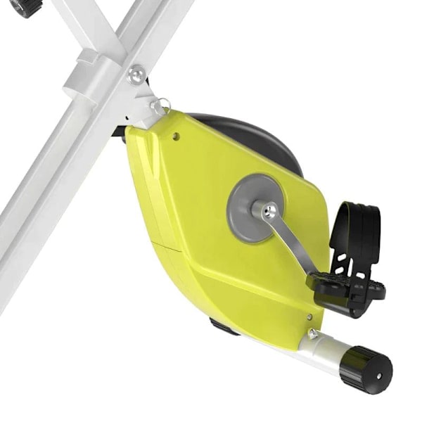 Rootz Manuell Cykeltränare - Motionscykel - Magnetisk träning Xbike - Tränings Xbike - Gul/Vit - 43 x 97 x 109 cm