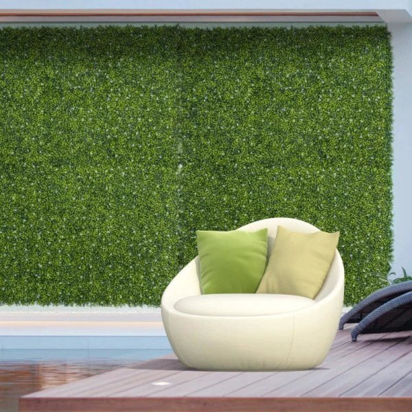 Rootz Konstgjord växtvägg - Buxbom Väggpanel - Milan Grass With