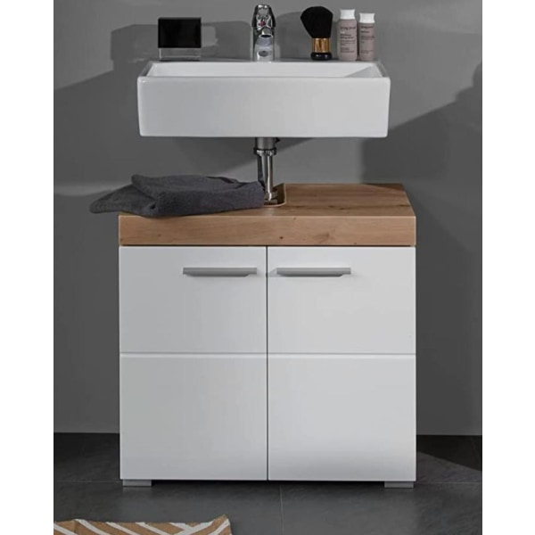 Rootz Badeværelsessæt - Badeværelsesskabe - Højglans - 60 x 190 x 34 cm White