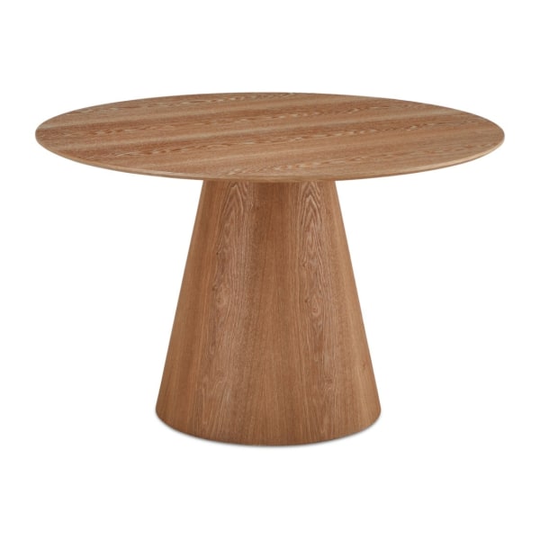Matbord Rootz - Runt bord - Köksbord - MDF och faner - Elegant design - Utrymmeseffektivt - Stabilt och robust - 120cm x 120cm x 76cm