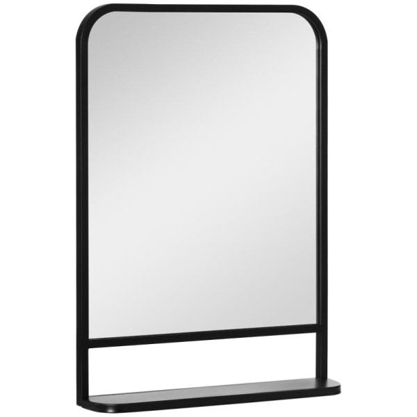 Rootz vægspejl - Moderne firkantet vægspejl med opbevaringshylde