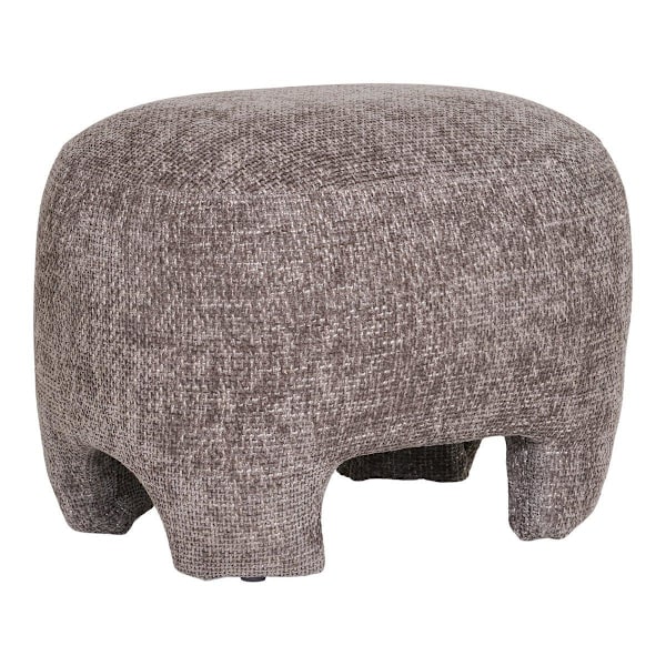 Rootz Nazare Pouf - Aksenttipala - verhoiltu jalkatuki - monipuolinen ylimääräiset istuimet - 53x41x38 cm