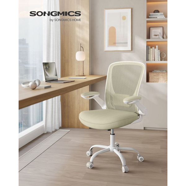 Rootz Deluxe ergonomisk kontorsstol - Skrivbordsstol - Justerbar stol - Bekväm design - 66cm x 60cm x 107cm