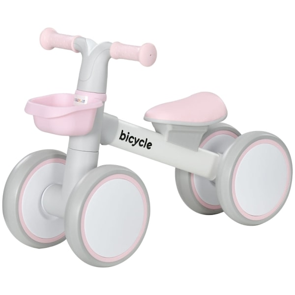 Rootz Balance Bike lapsille - Harjoituspyörä - Baby Walker - Säädettävä istuin - Whisper Renkaat - Turvallinen muotoilu - Alumiiniseos - 56cm x 27cm x