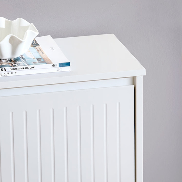 Rootz Justerbart Skoskab - Skovipper - Skostativ - Alsidig opbevaring - Justerbare rum - MDF-konstruktion - 61cm x 81cm x 26cm