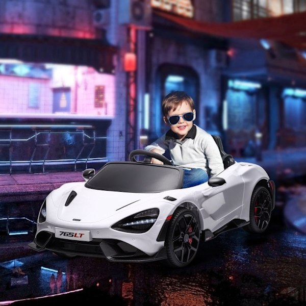 Rootz McLaren 765LT Kids El-bil - Ride-On for børn - Batteridrevet køretøj - Op til 1 times spil - 113 cm x 68 cm x 44 cm