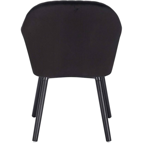 Rootz Set med 6 matstolar - Sammetsklädd - Bekväma sittplatser - Hållbar och robust - Mångsidig stil - Enkel montering - 81 cm x 40 cm x 42 cm