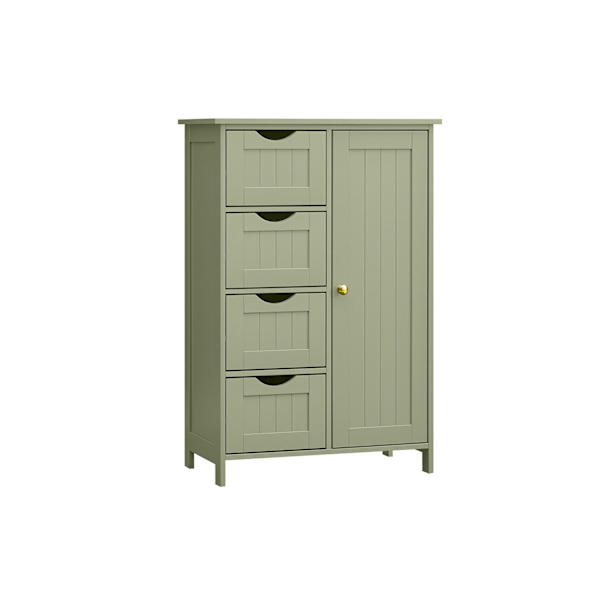 Rootz Forest Green Förvaringsskåp - Högt skåp - MDF - 45 kg Översta hyllkapacitet - 30 cm x 55 cm x 82 cm