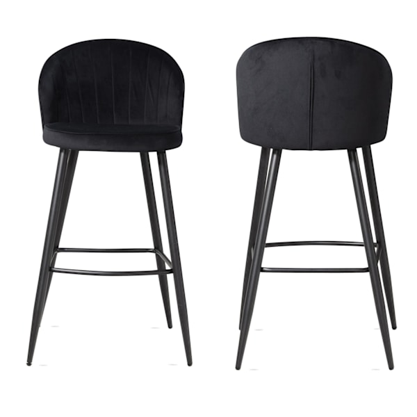 Rootz Scandinavian Design Barstole - Moderne bordstole - Høj siddekomfort - 56 cm x 102,5 cm x 52,5 cm