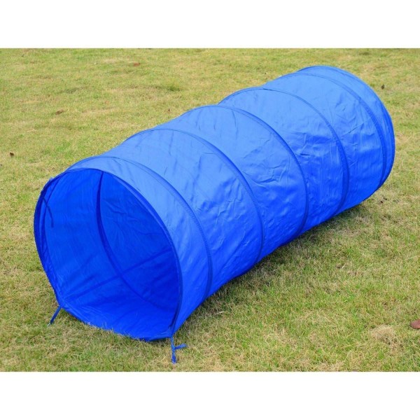 Rootz Dog Agility Tunnel - Gul, Blå - Pe, Polyester - 58,26 cm x 60 cm x cm