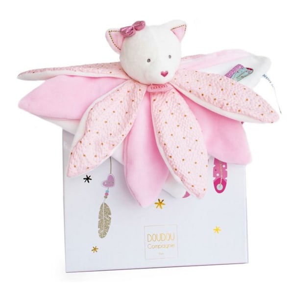 DOUDOU ET COMPAGNIE Dreamcatcher - Doudou Cat 26cm Flerfärgad