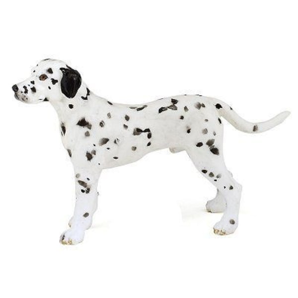 Figuriini Dalmatian-koira PAPO - Käsinmaalattu - Alle 3-vuotiaille lapsille - Valkoinen ja musta Vit och svart