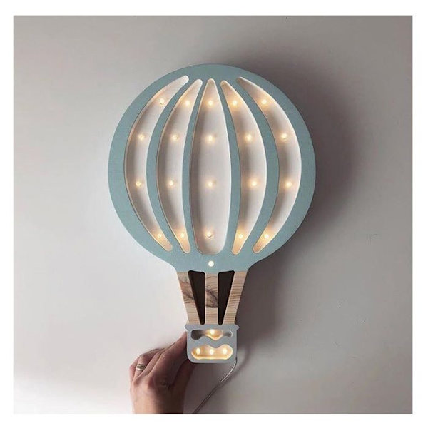Little Lights - Himmelsblå nattlampa för varmluftsballong Blå
