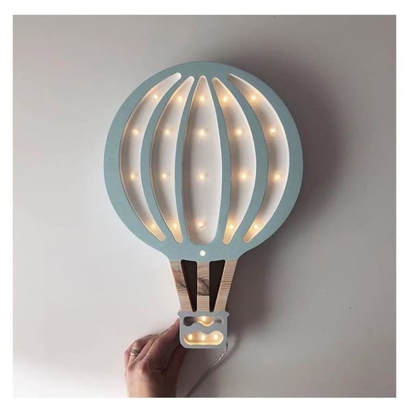 Little Lights - Luftballon natlampe blå himmel Blå
