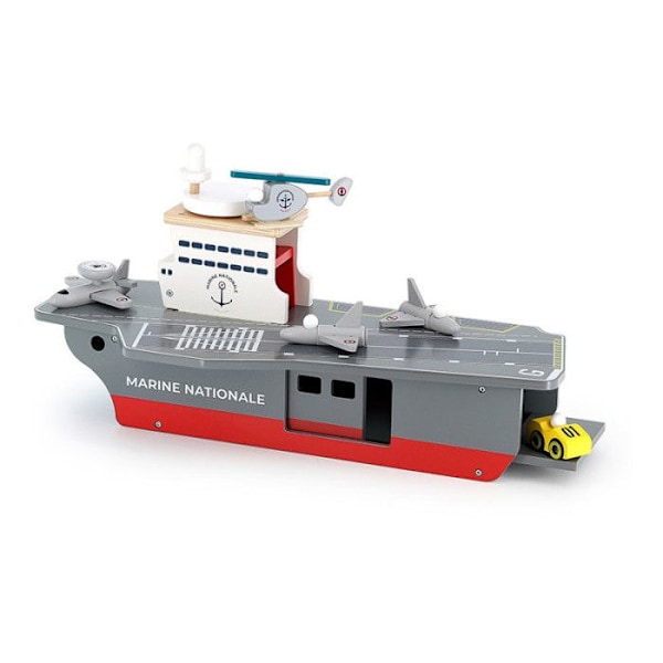Puuveriruoppa + 5 lisätarviketta - Merivoimat - l 54 x K 24 x S 29 cm Grå