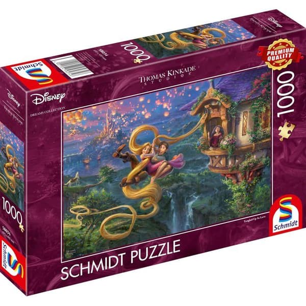 Pussel 1000 bitar Rapunzel - Disney Violett