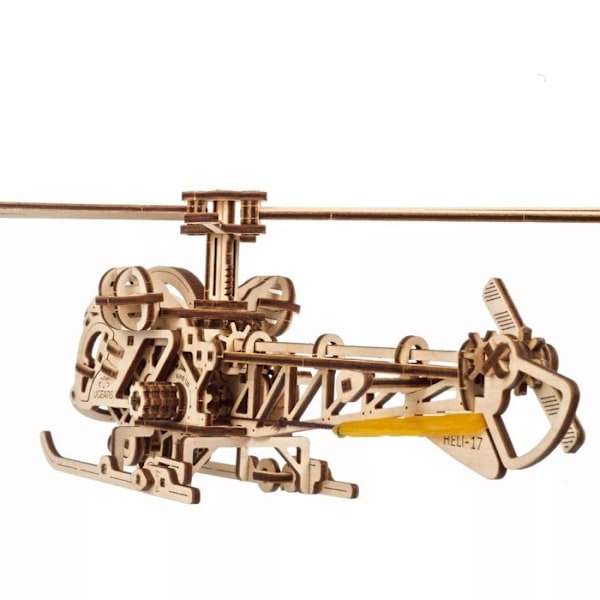 Puun malli - UGEARS - Minihelikopteri - 3D-palapeli - Sisätilat - Aikuinen