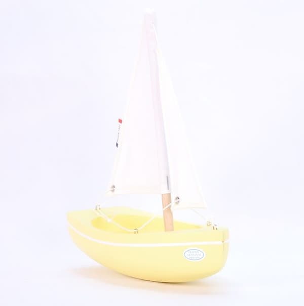 Maison Tirot - Båd Le Sloop jaune 21cm - TIROT Gul