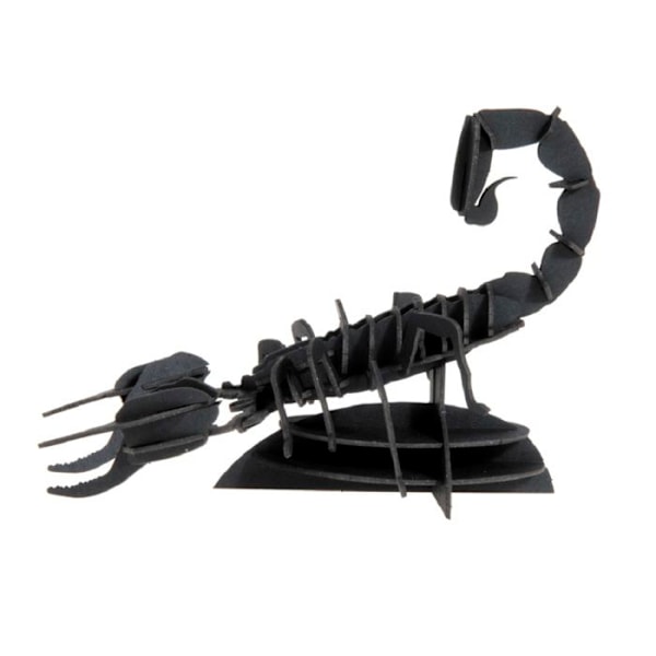 Fridolin - 3D-paperimalle Skorpioni Svart