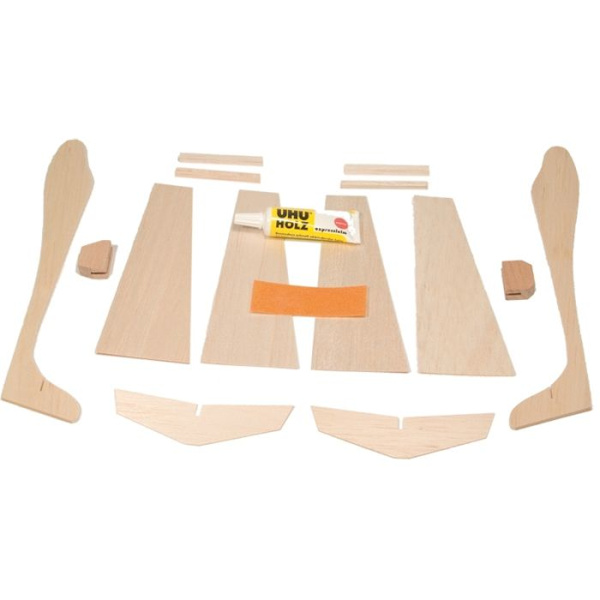 Dieters Holzspielzeug - Balsa segelflygplan - FAGUS Beige