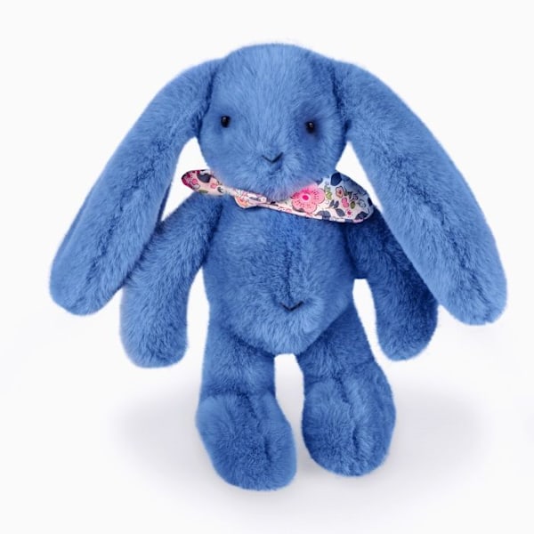 Doudou et Compagnie - Sininen 25 cm Kukka Pupupehmolelu Blå