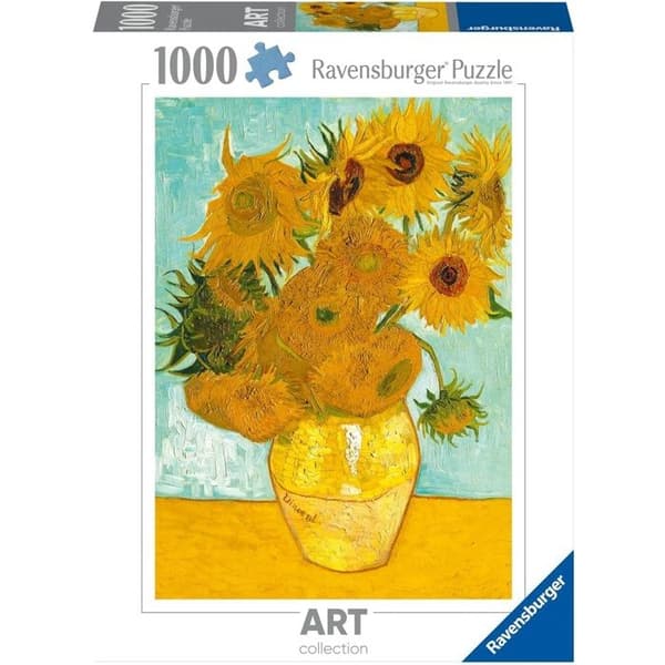 Palapeli 1000 kappaletta - Auringonkukat Vincent Van Gogh Vit
