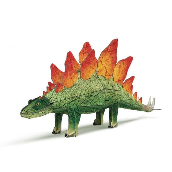 Stegosaurus 3D - Legetøj - Grøn - Unisex - Barn - Indendørs Grön