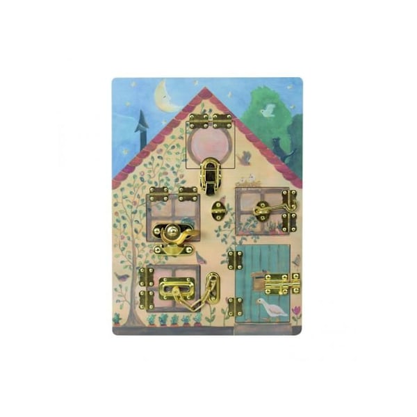 Aktivitetsbord - Egmont Toys - Kaninhus - Beige - Från 3 år - Mixad Beige