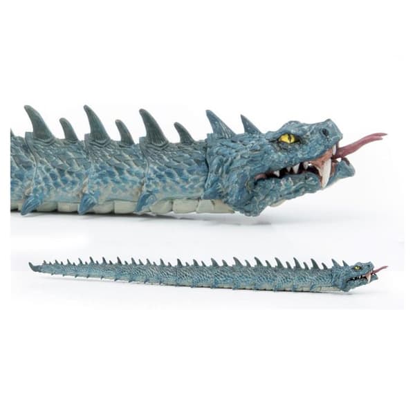 Papo - Legendarisk Evil Orm Basilisk Figur Blå