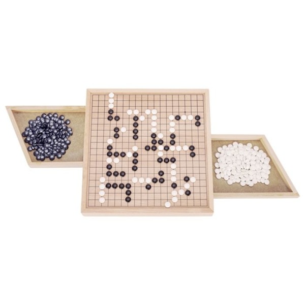 GOKI Go-spel - Med lådor Svart vit
