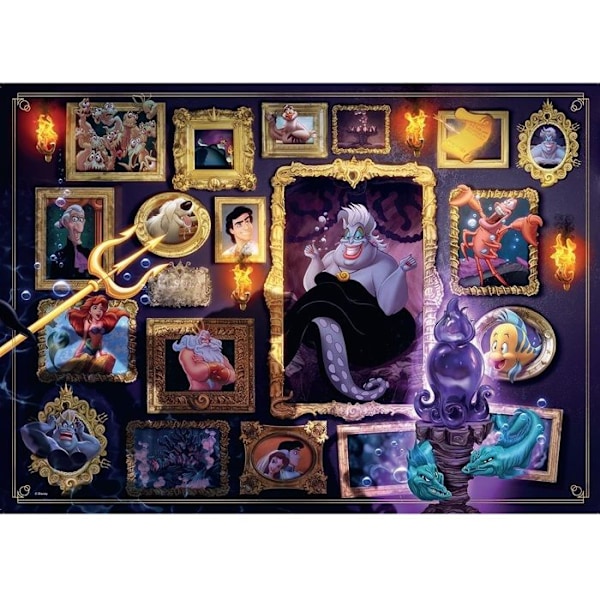 Ravensburger Disney Pahanlainelisiä - 1000 palaa Svart