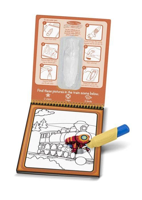Melissa & Doug - Water Wow! Køretøjer Röd