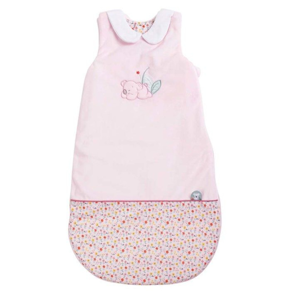 NATTOU Iris & Lali babynestväska - 70 cm - Rosa - För flicka - I sammet Flerfärgad