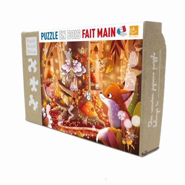 Michèle Wilson Pussel - Fairy House - 24 bitar - Tecknade serier och serier Flerfärgad