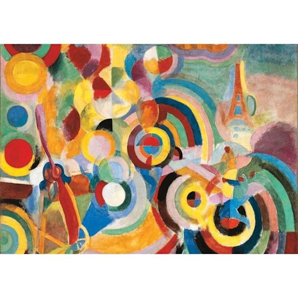 'Puzzle Michèle Wilson - Homage to Blériot by Delaunay - WILSON PELIT' Flerfärgad