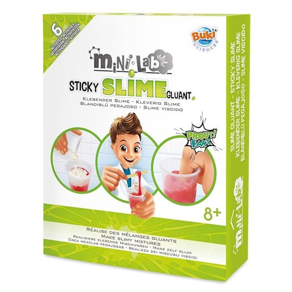 Mini lab Kladdigt Slime Flerfärgad