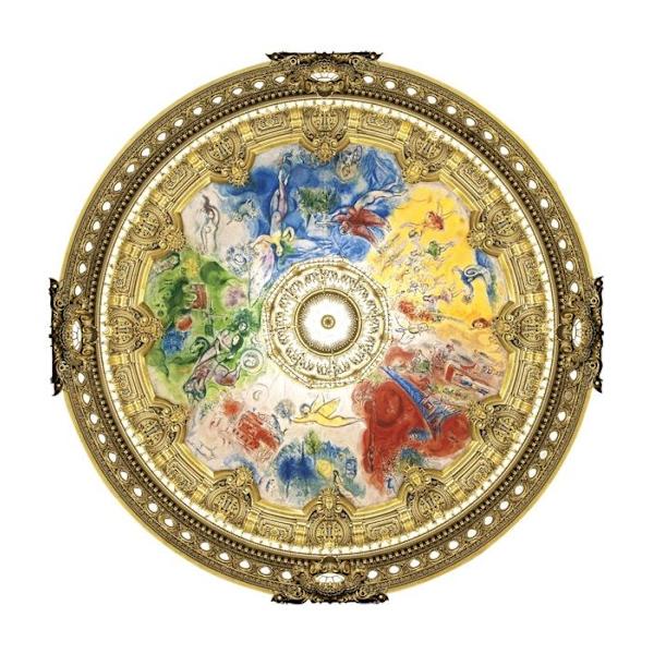 Puzzle Michèle Wilson - Parin katto Chagallilta - WILSON PELIT Flerfärgad