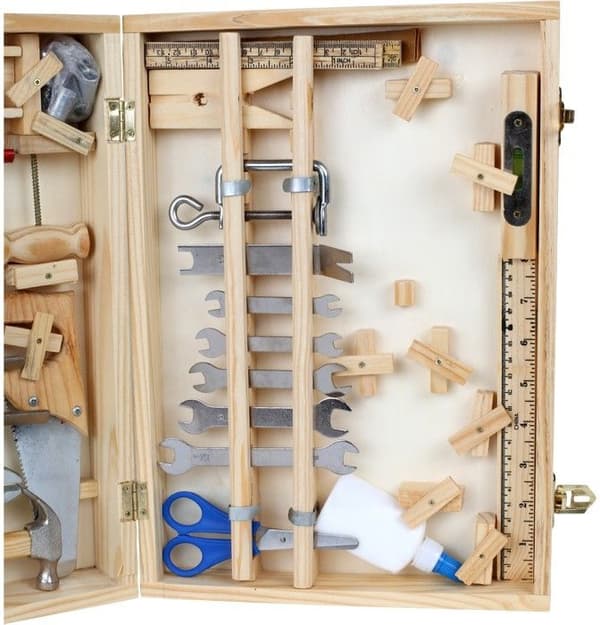 Deluxe værktøjskasse beige